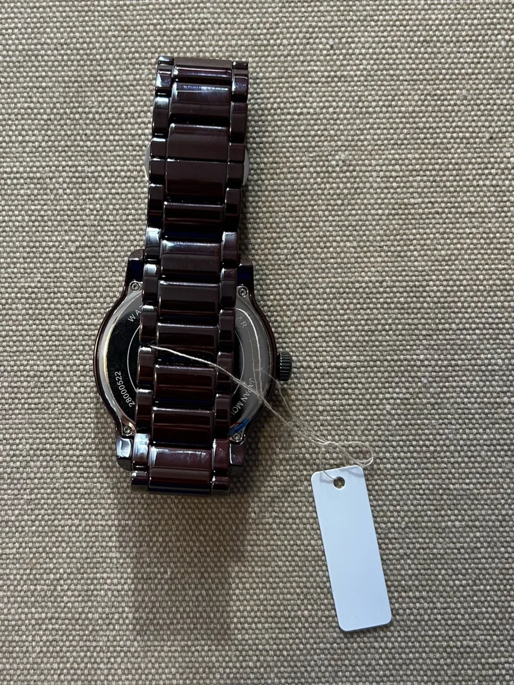 MVMT Classic II Burgundy Red Ceramic Watch With 44mm Face & Ceramic Bracelet